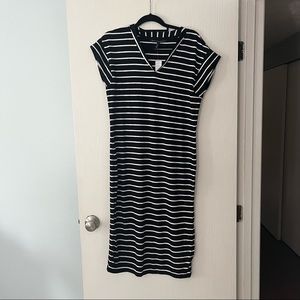 NWT White House Black Market Stripe Dress